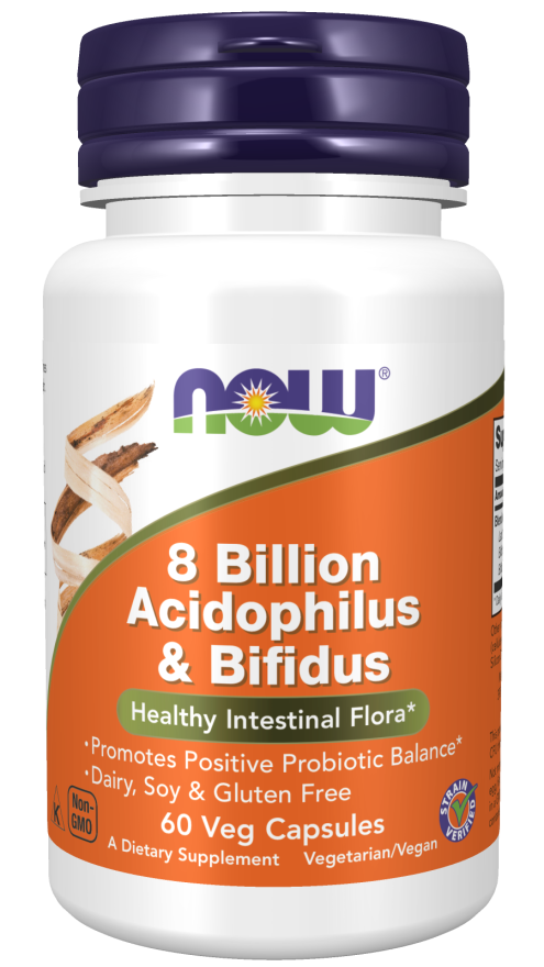 8 Billion Acidophilus & Bifidus Veg 60 Capsules