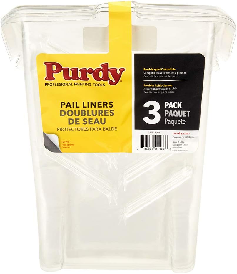 Purdy Pail Liners 4.5 in. W Clear Plastic Painters Tool