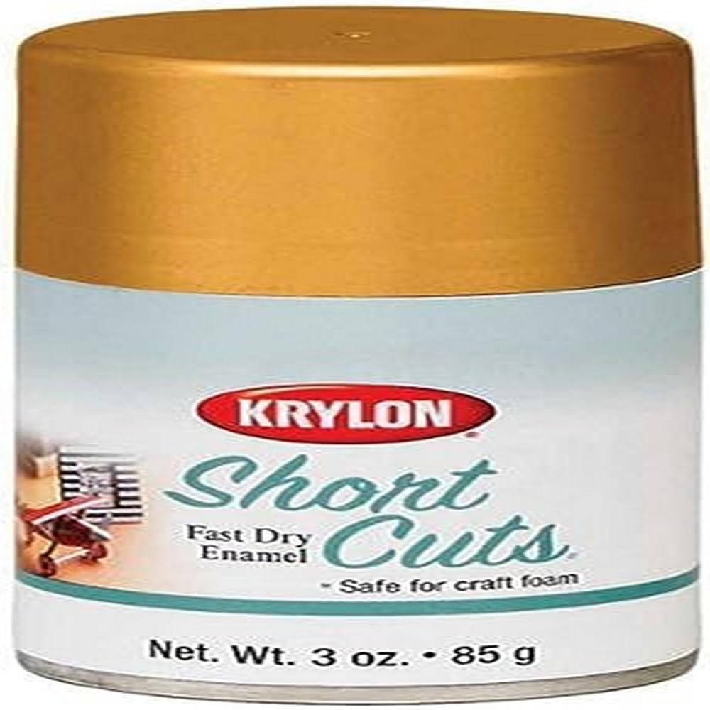 Krylon Short Cuts Metallic Gold Leaf Spray Paint 3 oz
