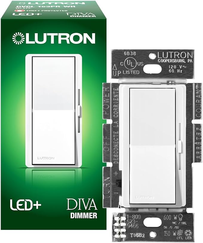 Lutron Diva LED Dimmer DVCL-153PH