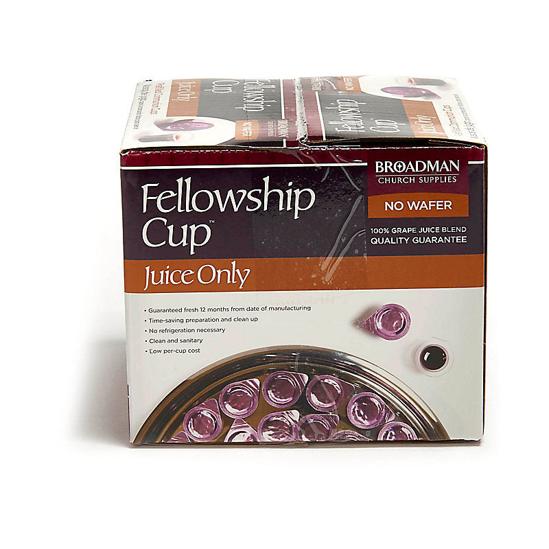 Fellowship Cup Prefilled Communion Cups with Juice Only (100 Count Box)