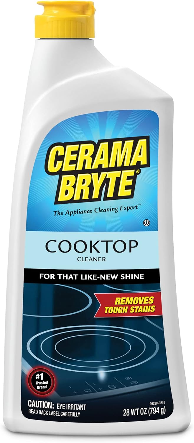 Cerama Bryte Lemon Scent Cooktop Cleaner 28 oz Liquid