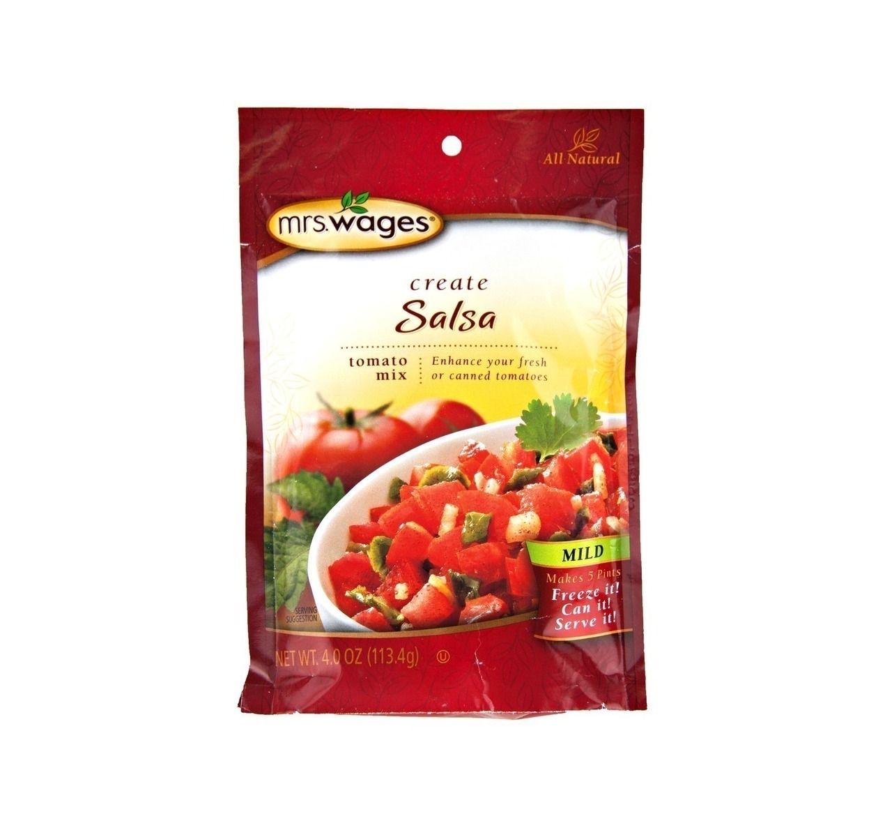 Mrs.Wages Mild Salsa Mix - 4oz each (6 pack)