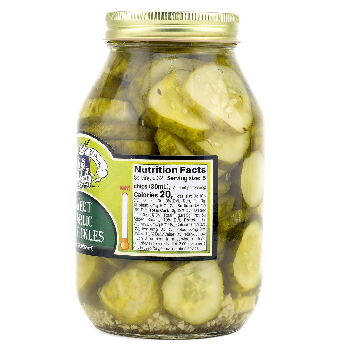 SWEET GARLIC DILL PICKLES