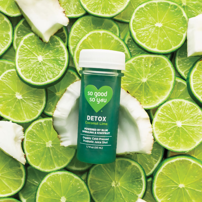SO GOOD - SHOT- DETOX COCONUT LIME - Pack of 6