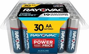 Rayovac High Energy AA Batteries - 30 Pack