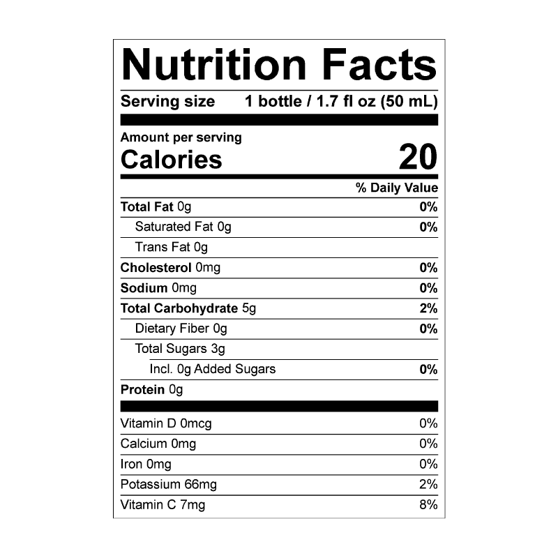 SO GOOD - SHOT- IMMUNITY ELDERBERRY BLOOD ORANGE - Pack of 6