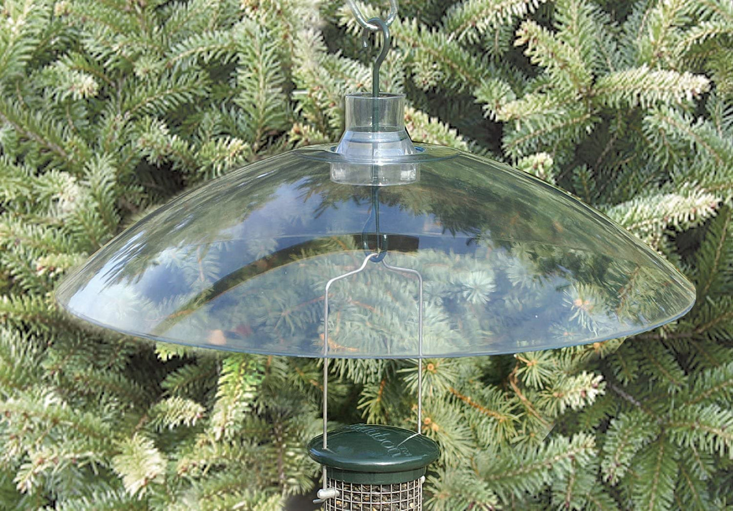 Woodlink 16 Clear Plastic Baffle Hang or Pole Mount Model WLCLBAF16