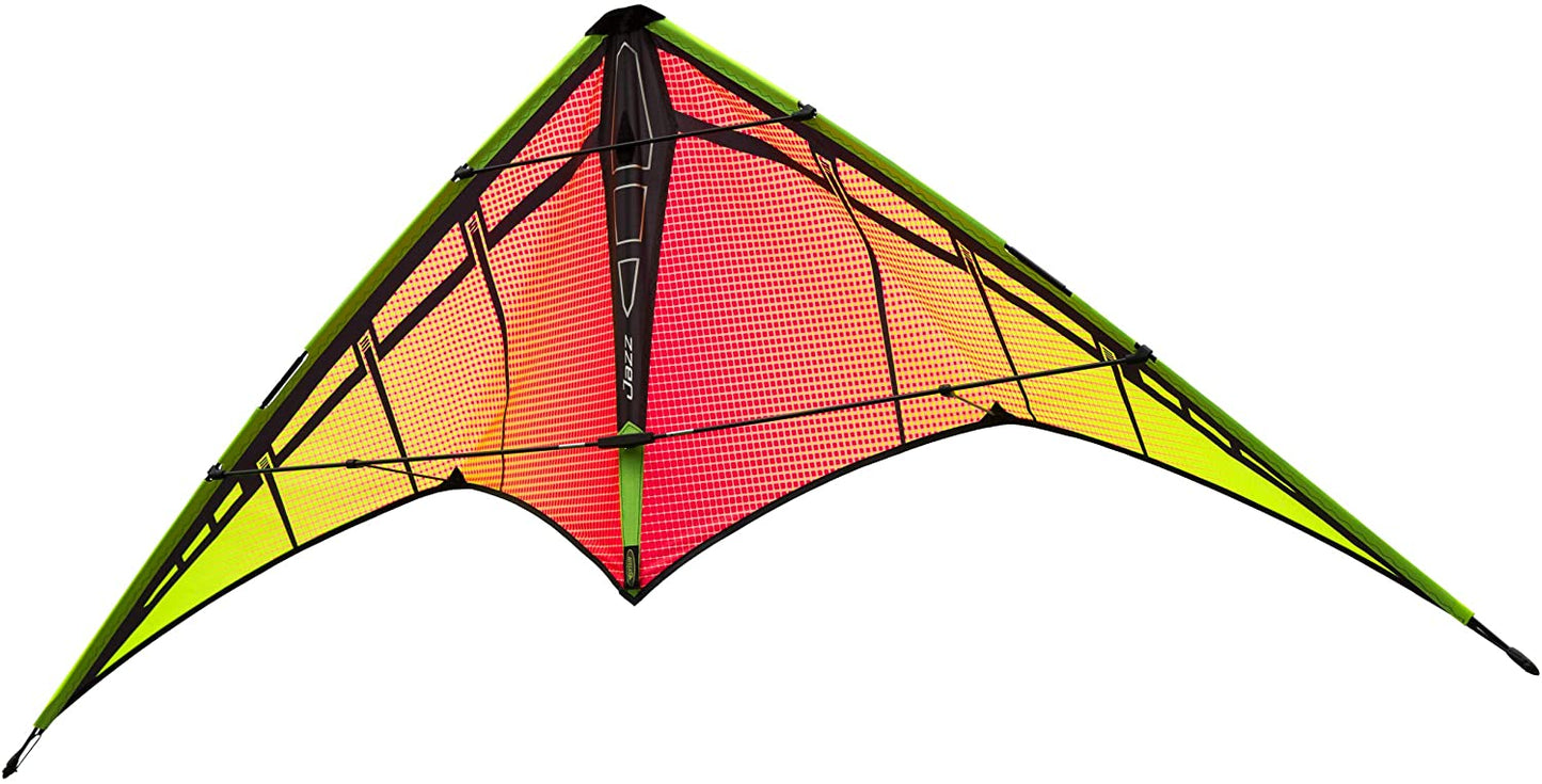Prism Kite Technology Jazz 2.0 Dual-line Sport Kite, Ready to Fly with Flying Lines, Wrist Straps, Winder, Instructions and Storage Bag