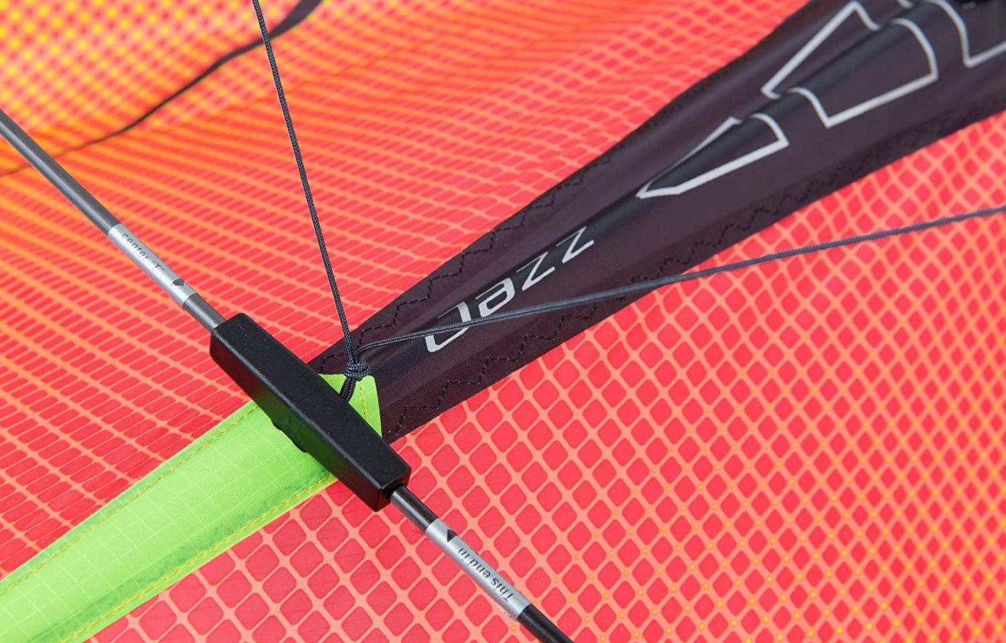 Prism Kite Technology Jazz 2.0 Dual-line Sport Kite, Ready to Fly with Flying Lines, Wrist Straps, Winder, Instructions and Storage Bag