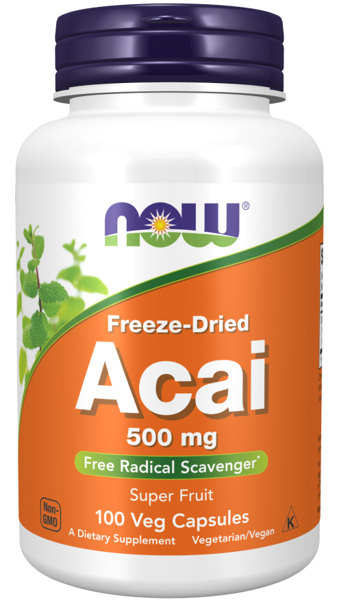 Acai 500 mg Veg Capsules - Free Radical Scavenger*