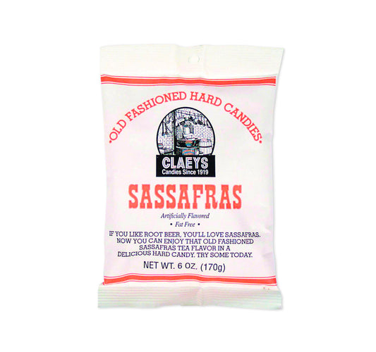 Old Fashioned Hard Candy  Sassafras  - 6 oz - 6 Pack