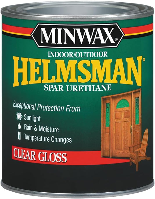 Minwax Helmsman Gloss Clear Oil-Based Spar Urethane 1 qt