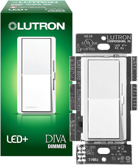Lutron Diva LED Dimmer DVCL-153PH