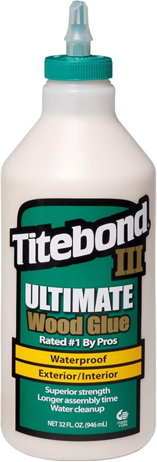 Titebond III Ultimate Waterproof Tan Wood Glue 1 qt