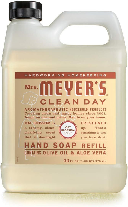 Mrs. Meyer's Clean Day Oat Blossom Scent Hand Soap Refill 33 oz