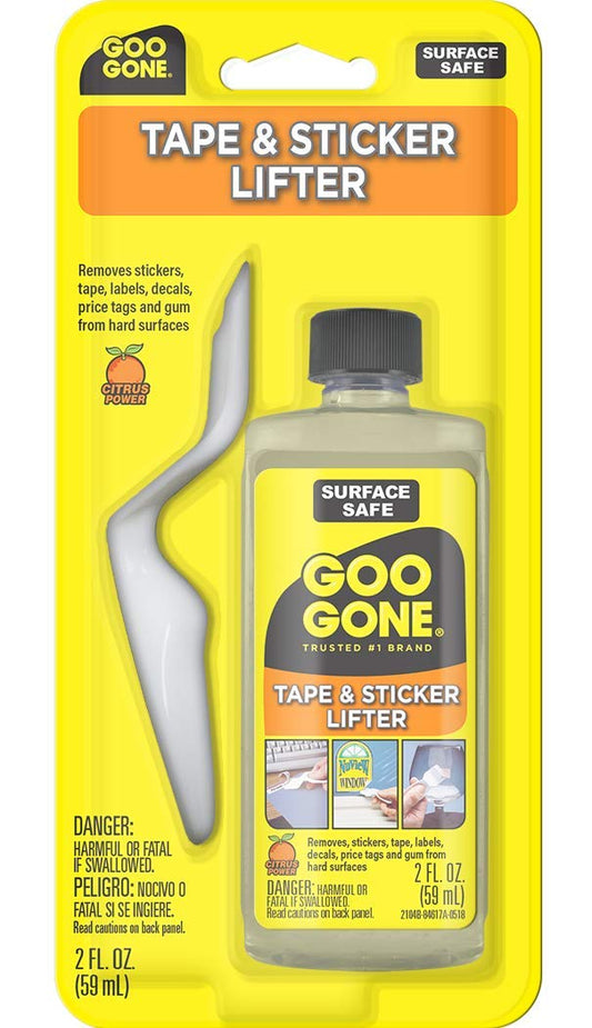 Goo Gone Liquid Tape and Sticker Remover 2 oz