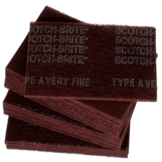 3M Synthetic Fibers Medium Duty Scrubbing Pad For Multi-Purpose 9 in. L 20 pk
