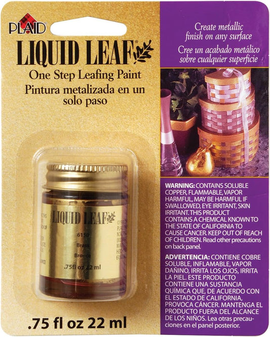 Plaid Metallic Brass Glaze 0.8 oz
