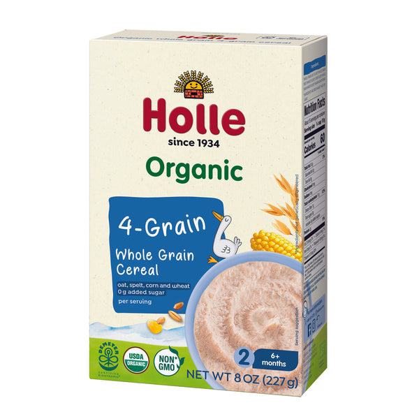 Organic Wholegrain 4-Grain Cereal - 2 Boxes