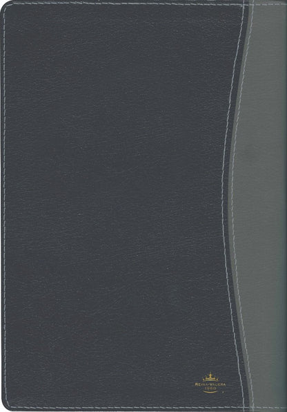 La Biblia De Estudio Remnant Piel Regenerada Azul/Gris - Spanish Remnant Study Bible Bonded Leather Blue/Gray