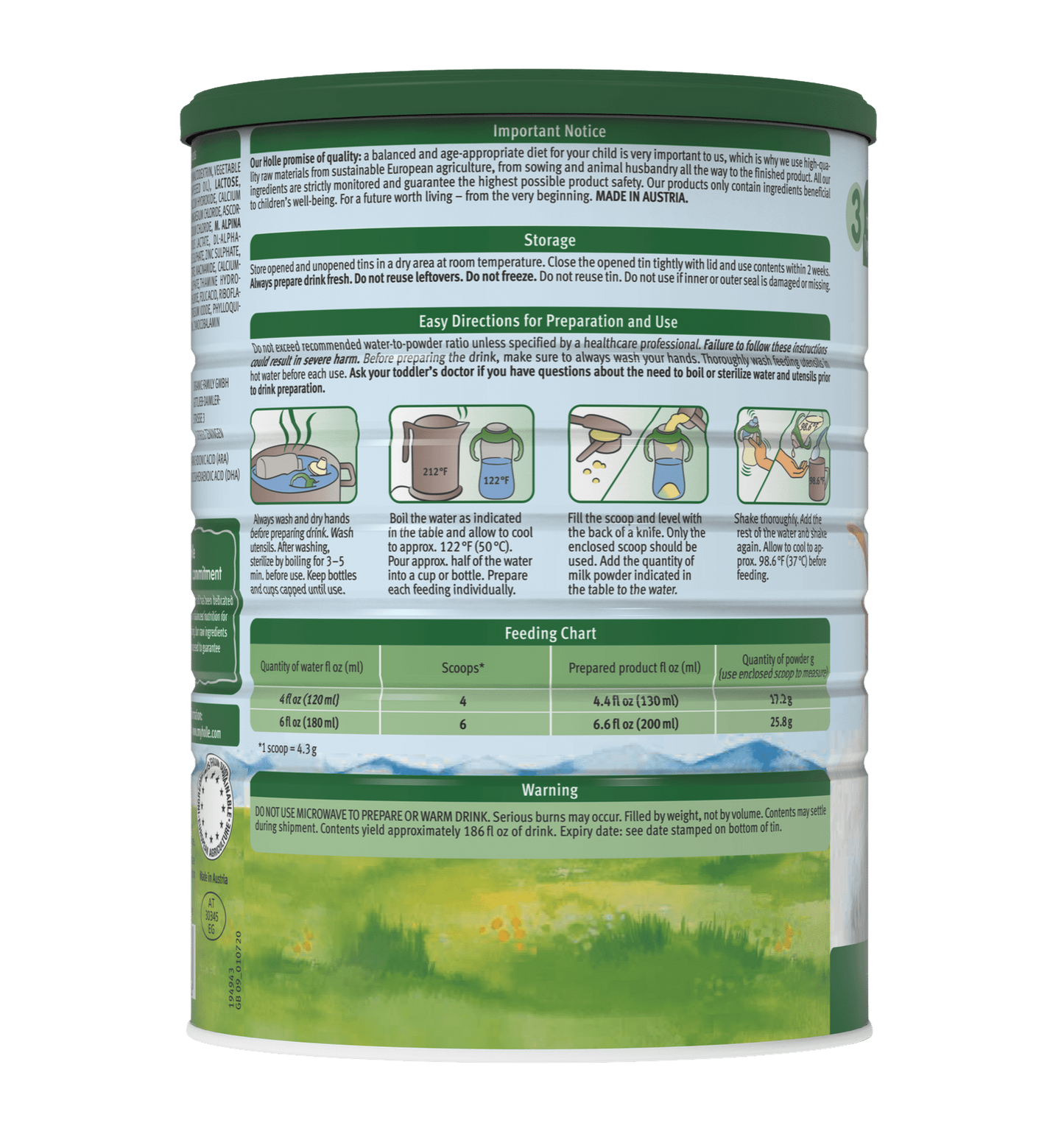 Holle-Goat Milk Toddler Drink - Stage 3 | Non GMO