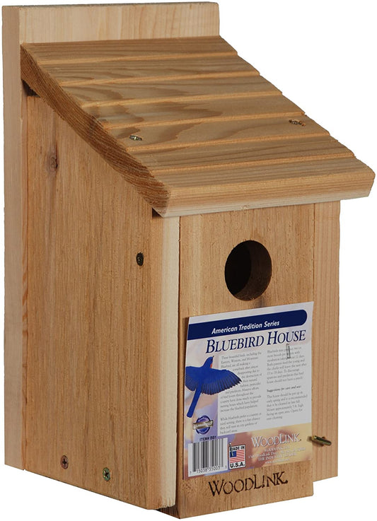 Woodlink Wooden Bluebird House - Model BB1