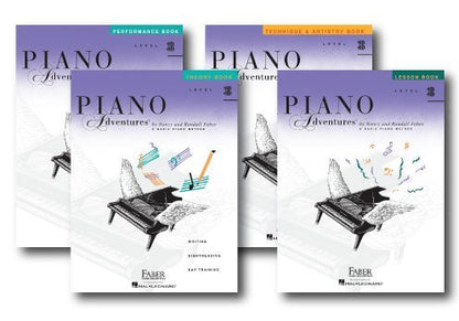 Faber Piano Adventures Learning Library Pack - Lesson, Theory, Performance, Technique & Artistry Books