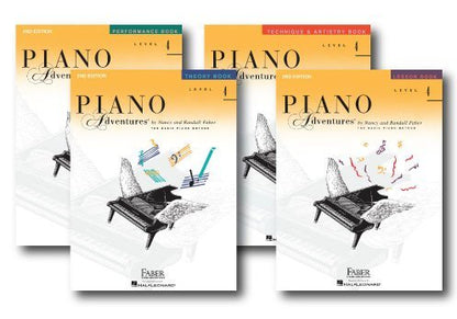 Faber Piano Adventures Learning Library Pack - Lesson, Theory, Performance, Technique & Artistry Books