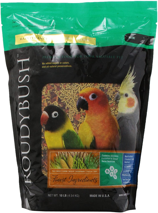 RoudyBush California Blend Bird Food, Mini, 10-Pound…